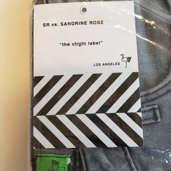 Sandrine Rose x Free People High Waisted Skinny Jeans in Light Black Size 30 - Picture 5 of 8